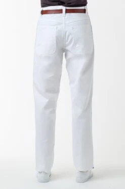 RTWL01 - Twill Work Pants White -Tops Zone WORKERPANT WHITE BACK SAM