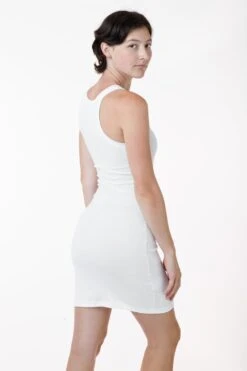 43286 - Baby Rib Mini Tank Dress -Tops Zone alex crop 1