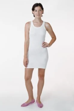 43286 - Baby Rib Mini Tank Dress -Tops Zone alex full 1