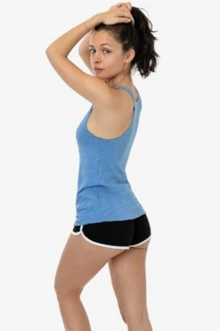 TR3008 - Tri-Blend Racerback Tank -Tops Zone athleticblue 1 s