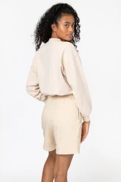 MWT06GD - Garment Dyed Cropped Mock Neck French Terry Pullover -Tops Zone beige2 F a09349ed 3557 40ce 9c83 fd9ee64ad44f