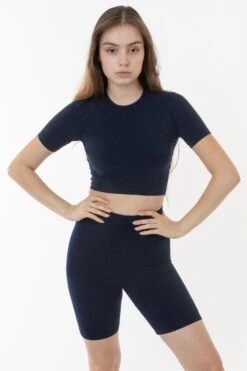 8382GD - Garment Dye Bike Shorts -Tops Zone bikenavy1