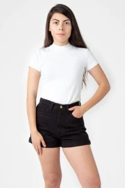 RBDW05GD - Bull Denim Garment Dye Cuff Short -Tops Zone black1 1bcc8f75 59d0 4bea 8b23 5aee4cfe09b5