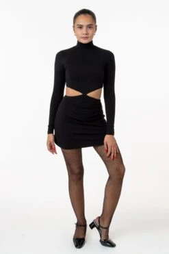 PON408 - Ponte Diamond Cutout Dress -Tops Zone blk1 42a2ca4f 0fd4 4301 b09a 97df8a5c1011