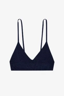 RFK294 - Viscose Nylon Bra Top -Tops Zone bra navy 2