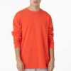 1807GD Mix - 6.5oz Long Sleeve Garment Dye Crew Neck T-Shirt