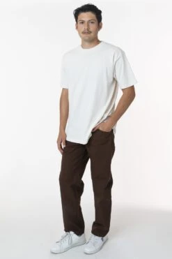 RTWL01 - Twill Work Pants Brown -Tops Zone brown3