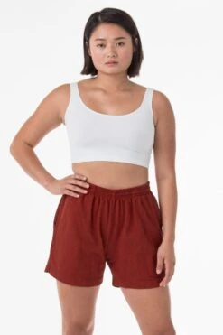 1242GD Unisex - Heavy Jersey Garment Dye Gym Shorts 28 1242GD Unisex - Heavy Jersey Garment Dye Gym Shorts -Tops Zone burntorange andrea