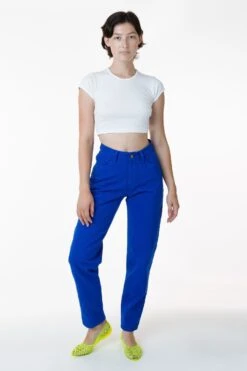RBDW01GD - Garment Dye Women's Relaxed Fit Bull Denim Jean (Limited Edition) 17 RBDW01GD - Garment Dye Women's Relaxed Fit Bull Denim Jean (Limited Edition) -Tops Zone cobalt alex9