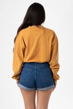 RDNW05 - Denim Loose Cuff Short -Tops Zone dk1x 63b532c3 8877 4ed9 8b1e 841bc802f472