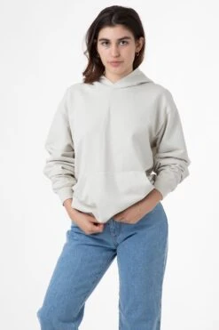 MWT09GD Unisex - Long Sleeve Garment Dye French Terry Pullover Hoodie -Tops Zone edie cmnt