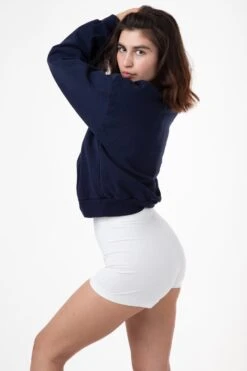 8330 - Cotton Spandex Short Shorts -Tops Zone edie white