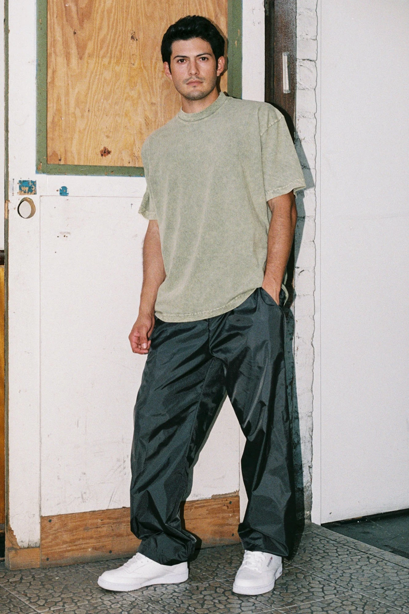 The 1801 - 6.5oz Garment Dye Crew Neck T-Shirt (Mineral Wash) 10 The 1801 - 6.5oz Garment Dye Crew Neck T-Shirt (Mineral Wash) - Image 10