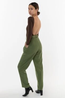 RSAPP350 - Poly Pleated Straight Leg Pant -Tops Zone green1 f18b13bb 896c 47cd acf4 ef479861038e