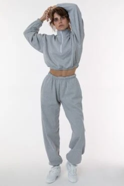 F394 - Flex Fleece High Waist Sweatpant -Tops Zone hgrey2 ae9ec921 d704 43c4 85ce b13598806590