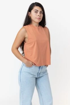 2865GD - Women's Garment Dye Muscle Tank -Tops Zone image 2