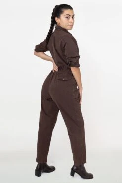 RJC3207GD - Cotton Poplin Utility Jumpsuit -Tops Zone jbrown2