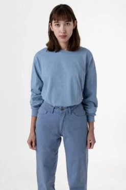 1807GD Mix - 6.5oz Long Sleeve Garment Dye Crew Neck T-Shirt -Tops Zone julie 1807 25 80ecfe8e 5ae2 41a2 91a2 be377fe30822