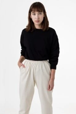 1807GD Unisex - 6.5oz Long Sleeve Garment Dye Crew Neck T-Shirt -Tops Zone julie 1807 30