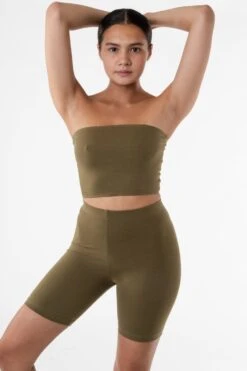 8393 - Cotton Spandex Tube Top -Tops Zone juniper steph2