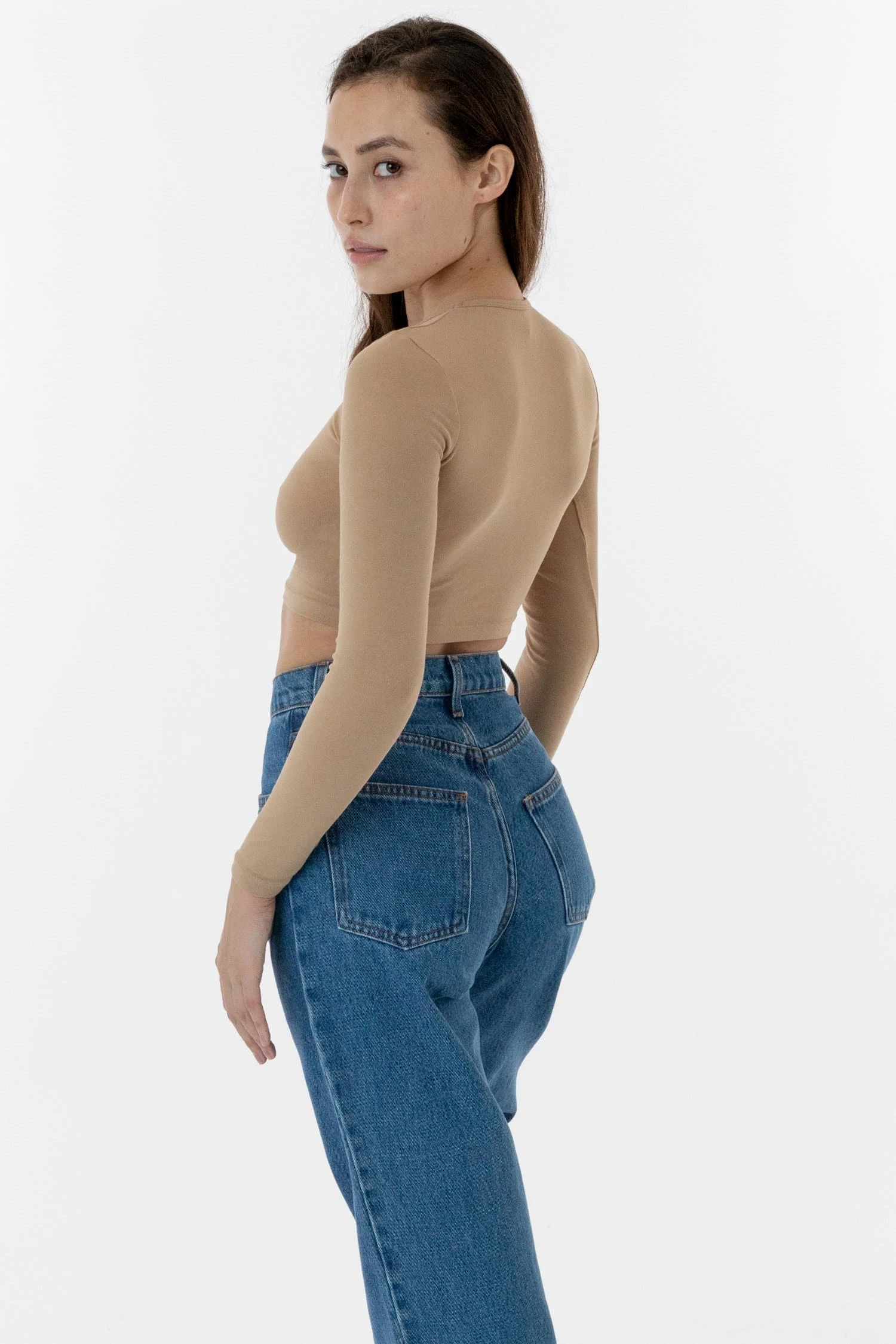 83079GD - Garment Dye Long Sleeve Crop Top 15 83079GD - Garment Dye Long Sleeve Crop Top - Image 15