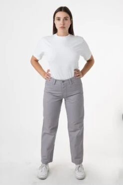 RTWL01 - Twill Work Pants Silver -Tops Zone ksilver2