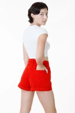 RBDW05GD - Bull Denim Garment Dye Cuff Short (Limited Edition) -Tops Zone lammared alex2