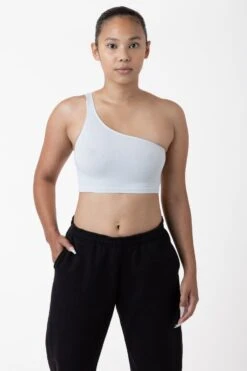 8389GD - Garment Dye One Shoulder Crop Top -Tops Zone lightgrey jenny2 56cdb098 3c5b 40e4 bacd 1c8c1c84c5b9