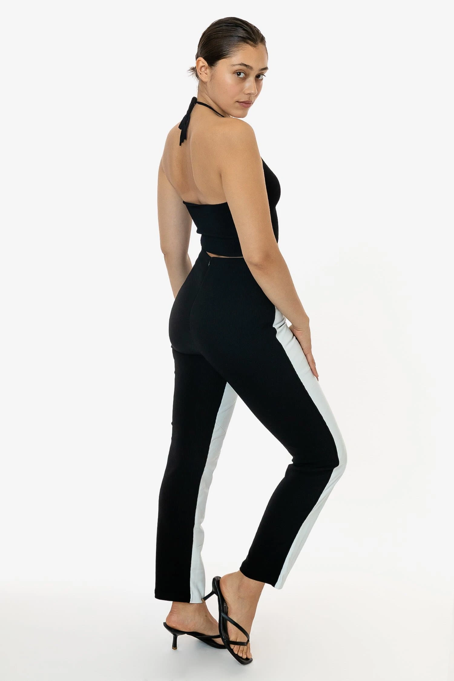 RLH3710 - 2 Tone Leather Ottoman Pant 2 RLH3710 - 2 Tone Leather Ottoman Pant - Image 2