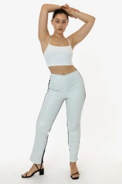 RLH3710 - 2 Tone Leather Ottoman Pant 18 RLH3710 - 2 Tone Leather Ottoman Pant -Tops Zone lor 9S