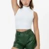 RLH3015 - Leather Cuffed Short