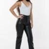 RLH3005 - Leather 5 Pocket Pant