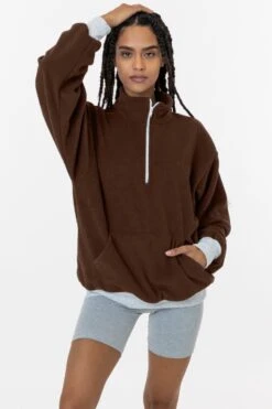 PF408 - Polar Fleece Half Zip Pullover -Tops Zone pf7