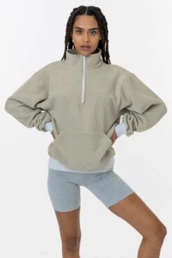 PF408 - Polar Fleece Half Zip Pullover -Tops Zone pg7