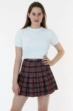 RGB300P - Plaid Tennis Skirt 31 RGB300P - Plaid Tennis Skirt -Tops Zone plaid4