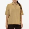 RFK371 - Viscose Nylon Oversized Knit Polo