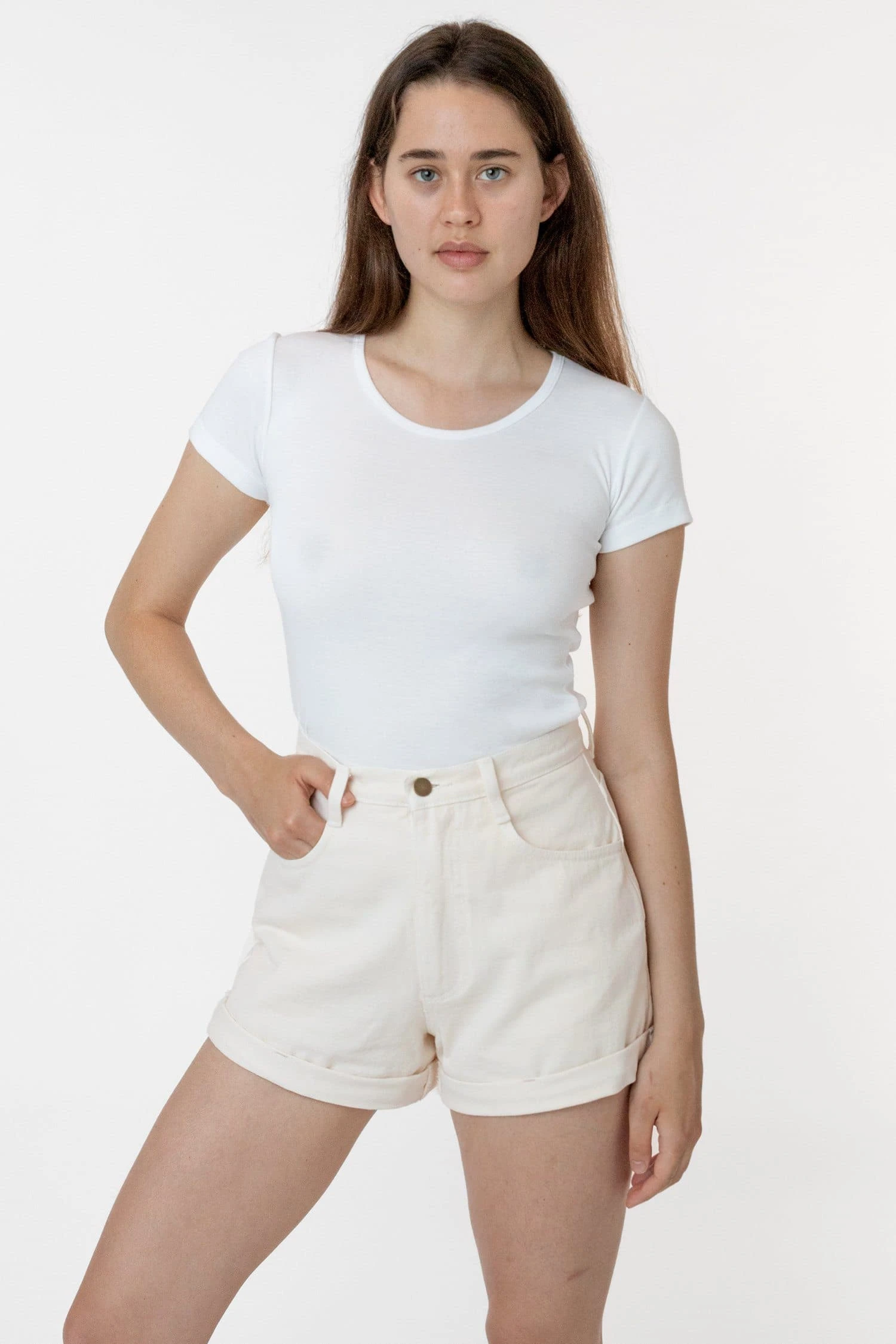 RBDW05GD - Bull Denim Garment Dye Cuff Short (Summer Color Edition) 3 RBDW05GD - Bull Denim Garment Dye Cuff Short (Summer Color Edition) - Image 3