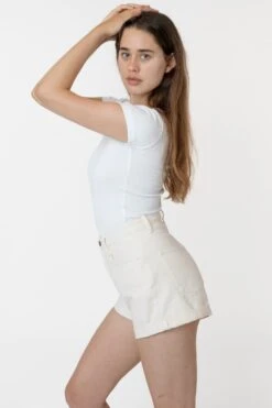 RBDW05GD - Bull Denim Garment Dye Cuff Short (Summer Color Edition) 13 RBDW05GD - Bull Denim Garment Dye Cuff Short (Summer Color Edition) -Tops Zone rachel4