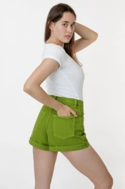 RBDW05GD - Bull Denim Garment Dye Cuff Short (Summer Color Edition) 15 RBDW05GD - Bull Denim Garment Dye Cuff Short (Summer Color Edition) -Tops Zone rachel6