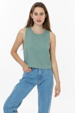 1833GD - Garment Dye Mid-Tank -Tops Zone rachel 16