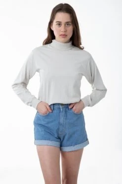 1811GD Unisex - Long Sleeve Garment Dye Turtleneck -Tops Zone rachel cement2