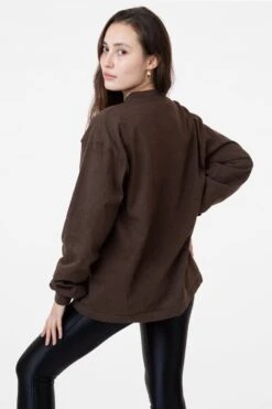 1210GD Unisex - 8.5 Oz. Heavy Jersey Boxy Work Shirt -Tops Zone rurika chocolate 3M