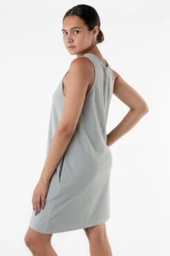1840GD - Garment Dye Tank Dress 22 1840GD - Garment Dye Tank Dress -Tops Zone sage 2