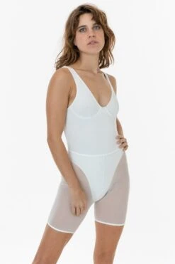 RNS8382 - Micro Mesh Bike Shorts -Tops Zone short white 1 F