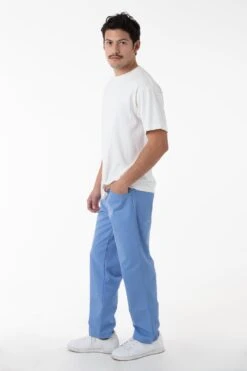 RTWL01 - Twill Work Pants Sky Blue -Tops Zone skyblue3