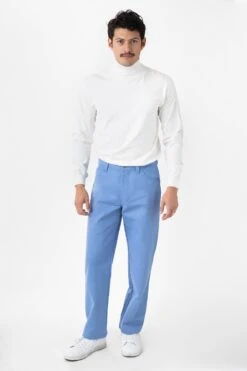 RTWL01 - Twill Work Pants Sky Blue -Tops Zone skyblue6 t 2 t