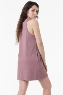 1840GD - Garment Dye Tank Dress 32 1840GD - Garment Dye Tank Dress -Tops Zone tiana mauve3