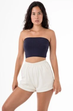 8393 - Cotton Spandex Tube Top -Tops Zone tubetop navy a389f0af 6c82 4dfa 9a70 26207a019c6a