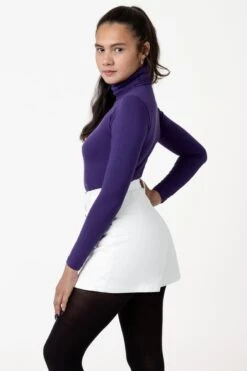 RCT380 - Cotton Twill Button-Front Skort -Tops Zone white 2 v4