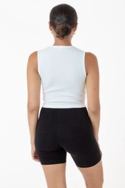 4365 - Baby Rib Sleeveless Crew Neck 11 4365 - Baby Rib Sleeveless Crew Neck -Tops Zone white stephanie10